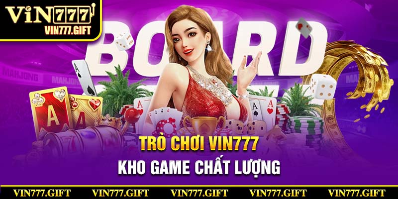 Khám phá các trò chơi slot tại vin777 để nhận phần quà siêu hấp dẫn