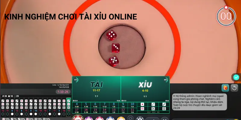 Kinh nghiệm đánh tài xỉu online dễ thắng